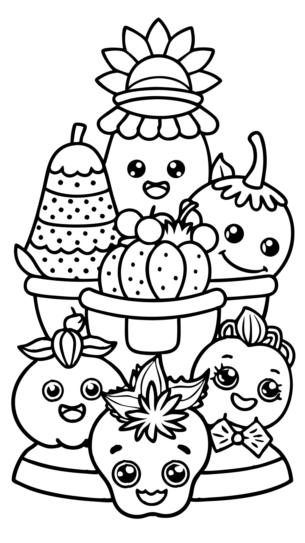 shopkins coloring pages